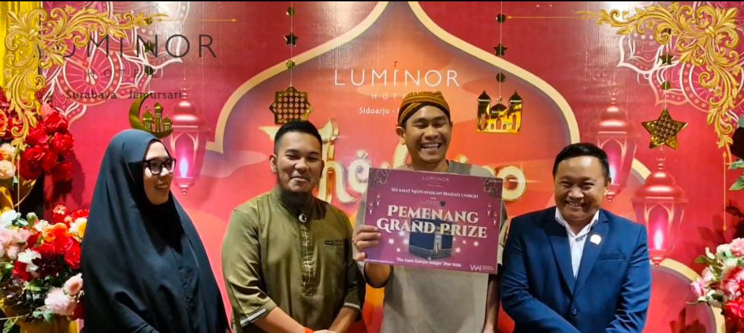 Rezeki Tak Kemana: Tamu Luminor Hotel Sidoarjo Raih Undian Umroh Gratis