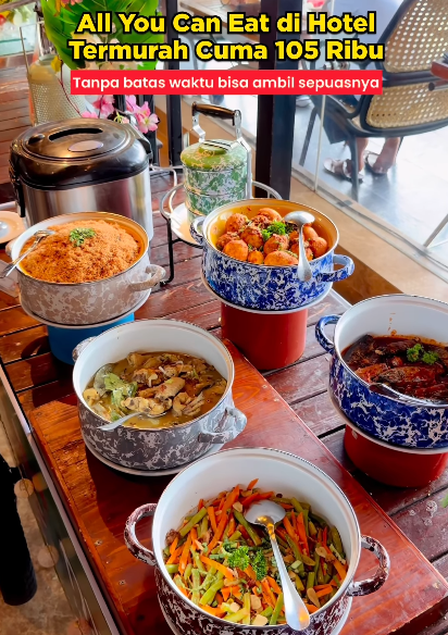All You Can Eat Hotel Cuma 105k / Pax Udah Nett !!!
